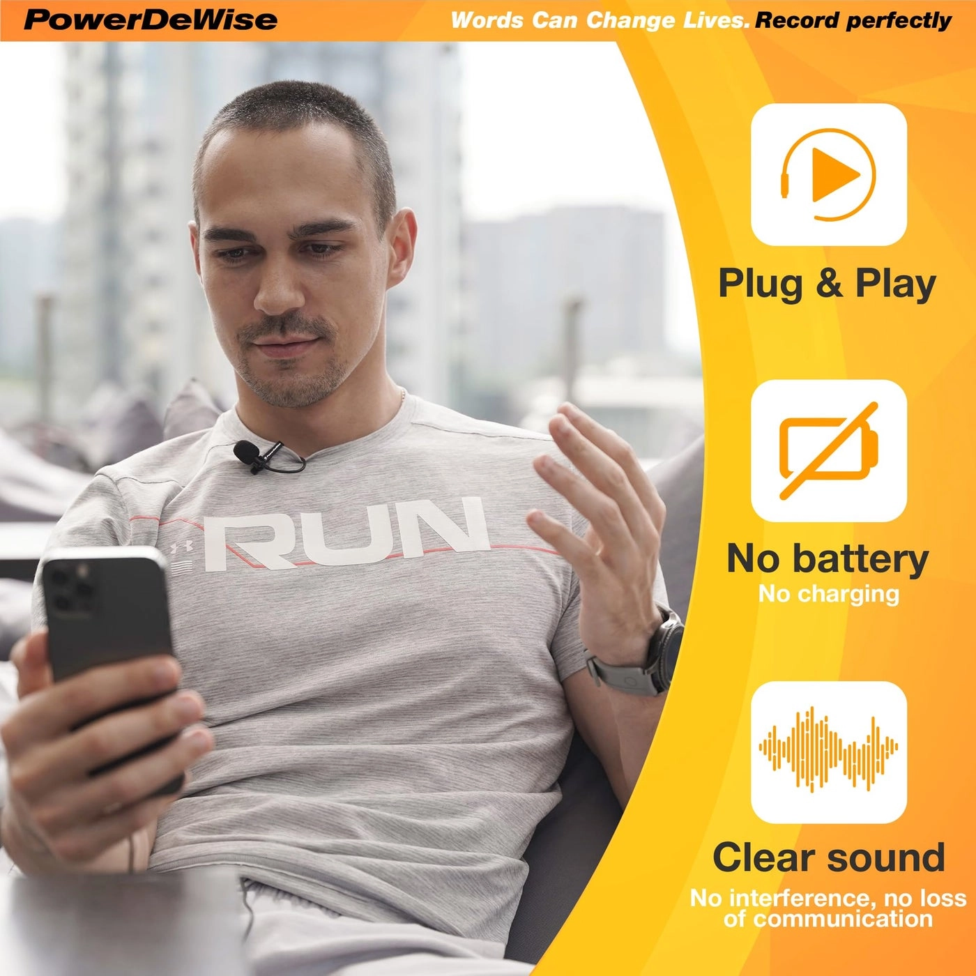 LAVALIER MICROPHONE Wired Microphone