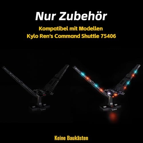 LED Light Set Compatible with Kylo Ren's Command Shuttle - Battery Powered Copper Line