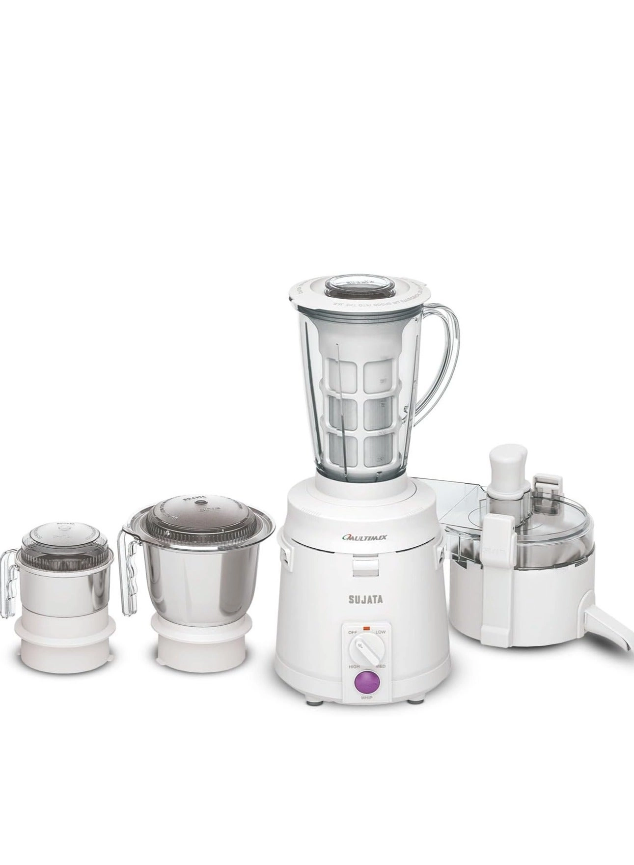 Multimix Mixer Grinder with Juicer & Coconut Milk Extractor - 3 Jars, Juicer Attachment