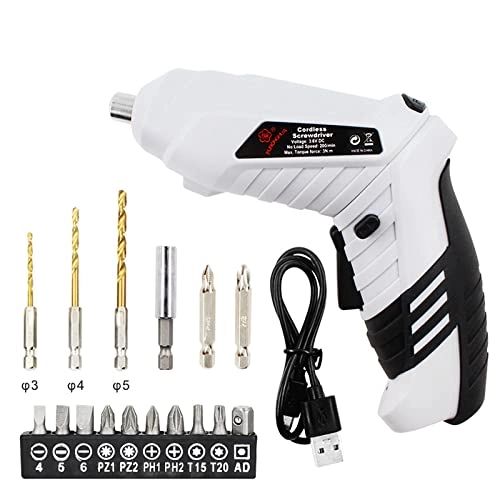 USB Rechargeable Cordless Electric Screwdriver - 1300mAh