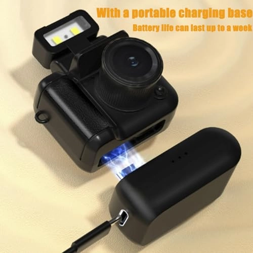 Mini Digital Camera - 1080p LED Flashlight Black