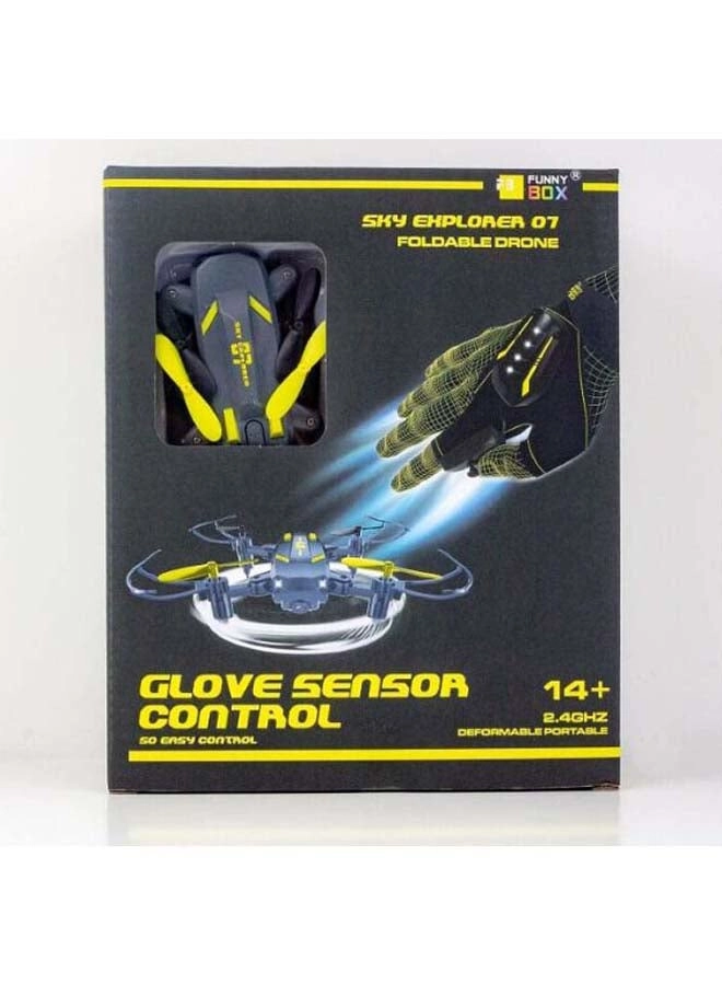 Sky Explorer 07 - Glove gesture controller, Foldable design, Safety frame