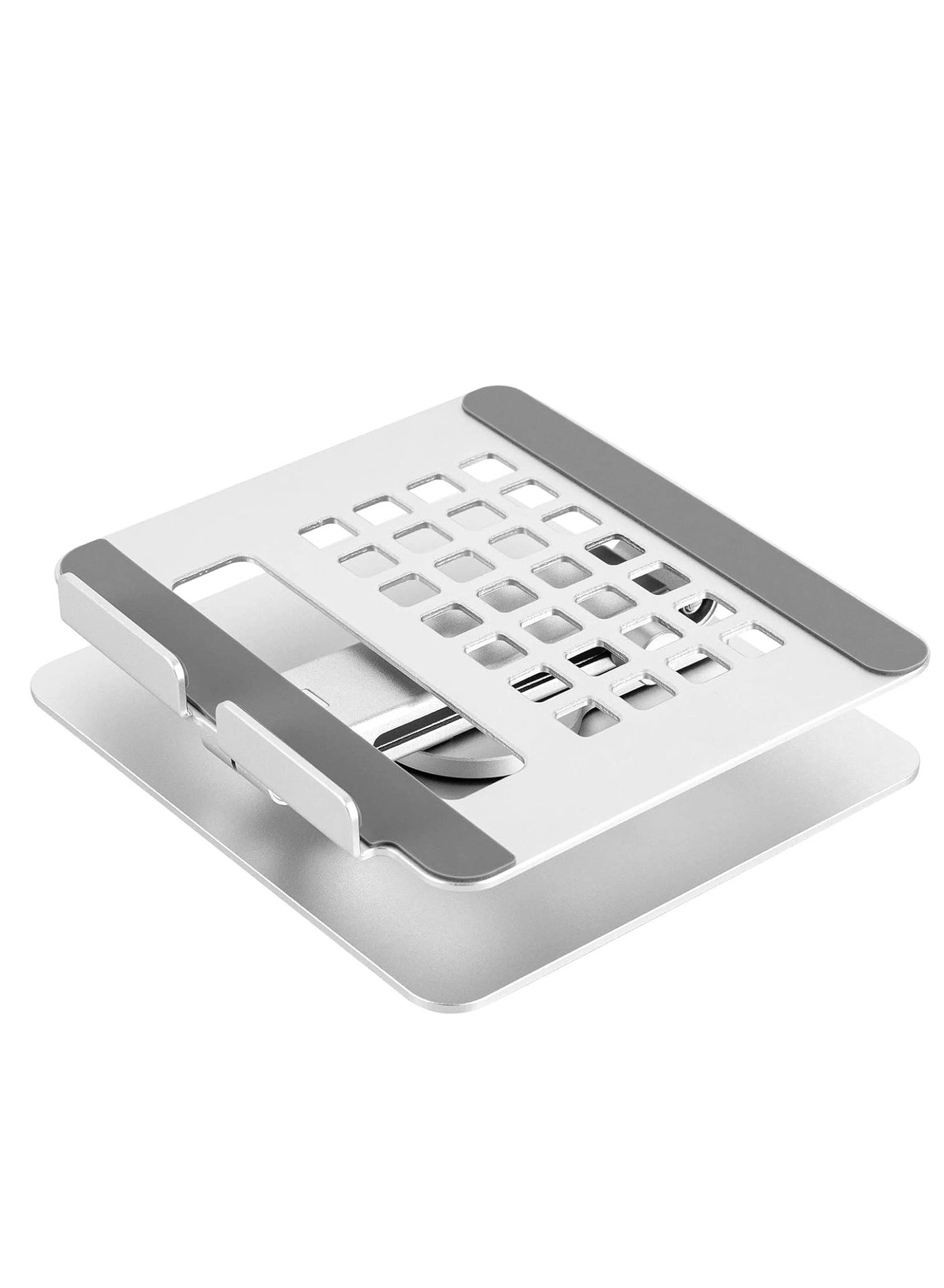 Foldable Laptop Stand - Enhanced Tablet Holder Bright Silver