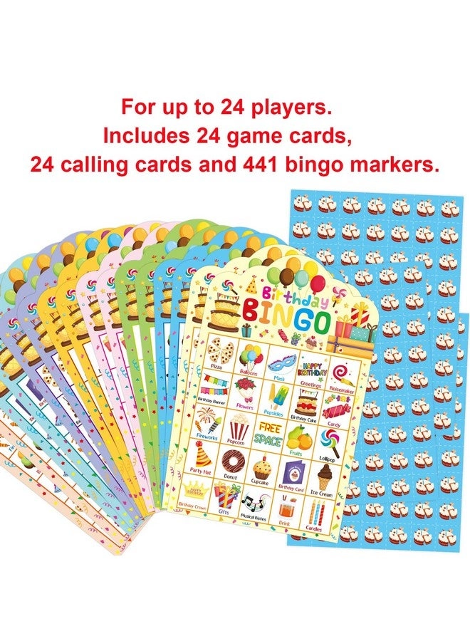 Birthday Bingo Game - English