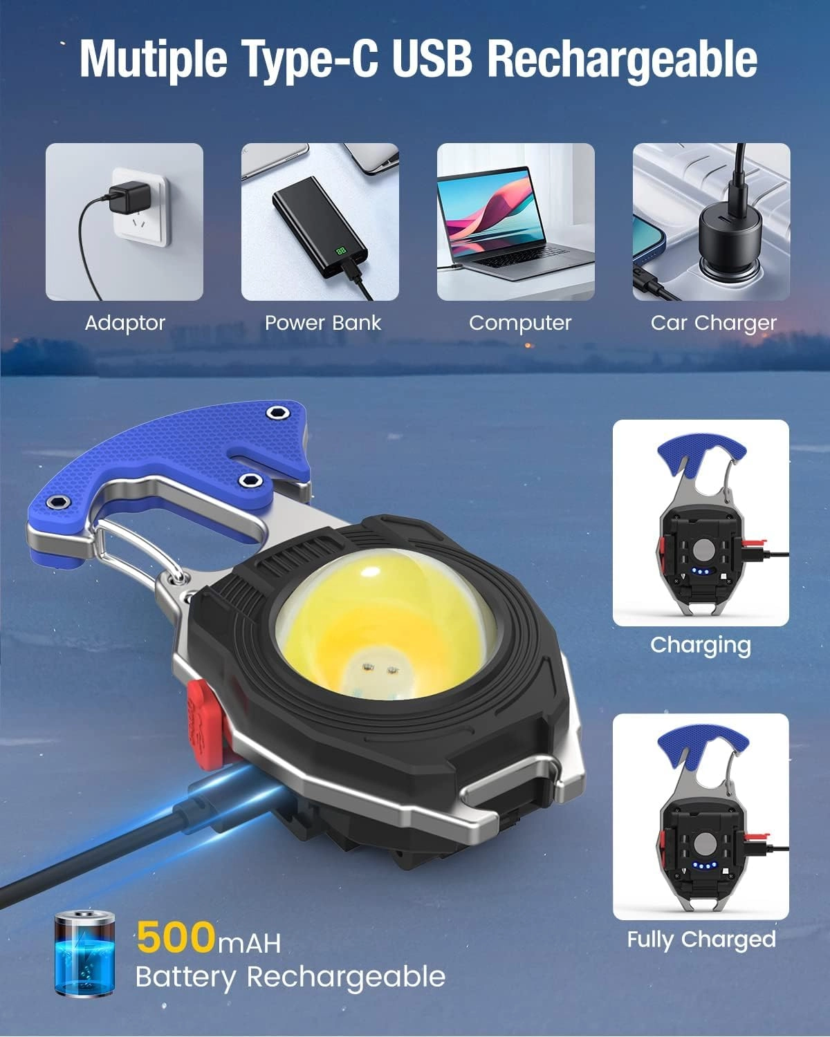 W5147 - Rechargeable 800lm