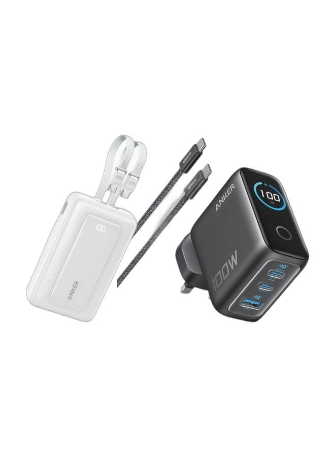 Anker Zolo Power Bank - 20,000mAh 45W + USB C Charger - 100W