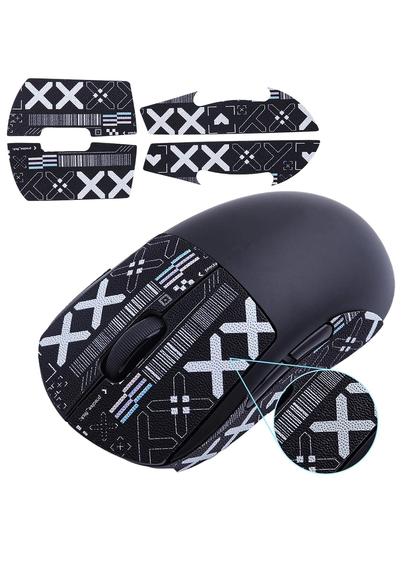 KASTWAVE Mouse Grip Tape - Pre Cut for Logitech G102/G304 Anti-Slip