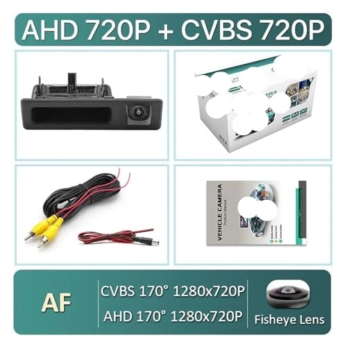 Rear View Camera Fisheye - Night vision Wired 1080P