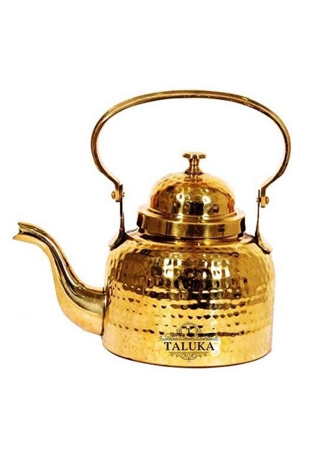 Taluka Hammered Brass Tea Pot - 600 ML