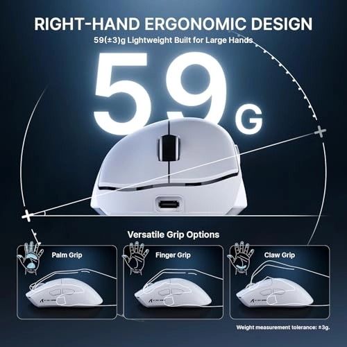 V8 Mouse - 2.4Ghz Wireless/Bluetooth/Wired
