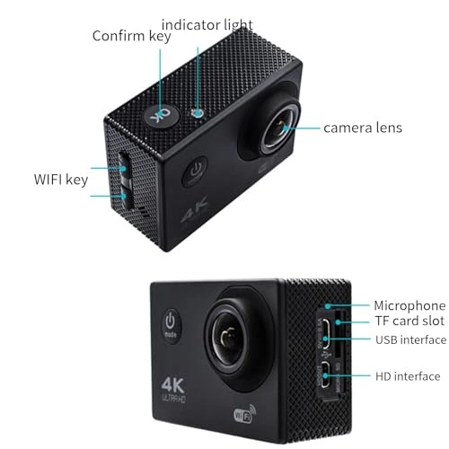 4K Ultra HD Action Camera 4K30