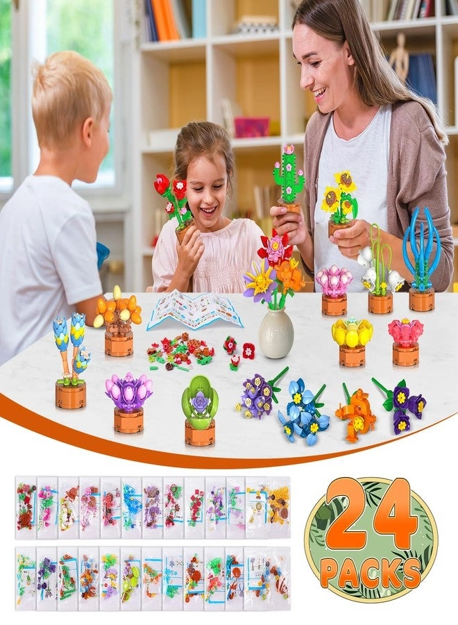 Valentines Day Flowers Building Set - 827pcs
