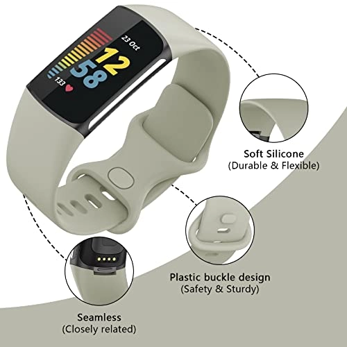 Silicone Watch Band for Fitbit Charge 5