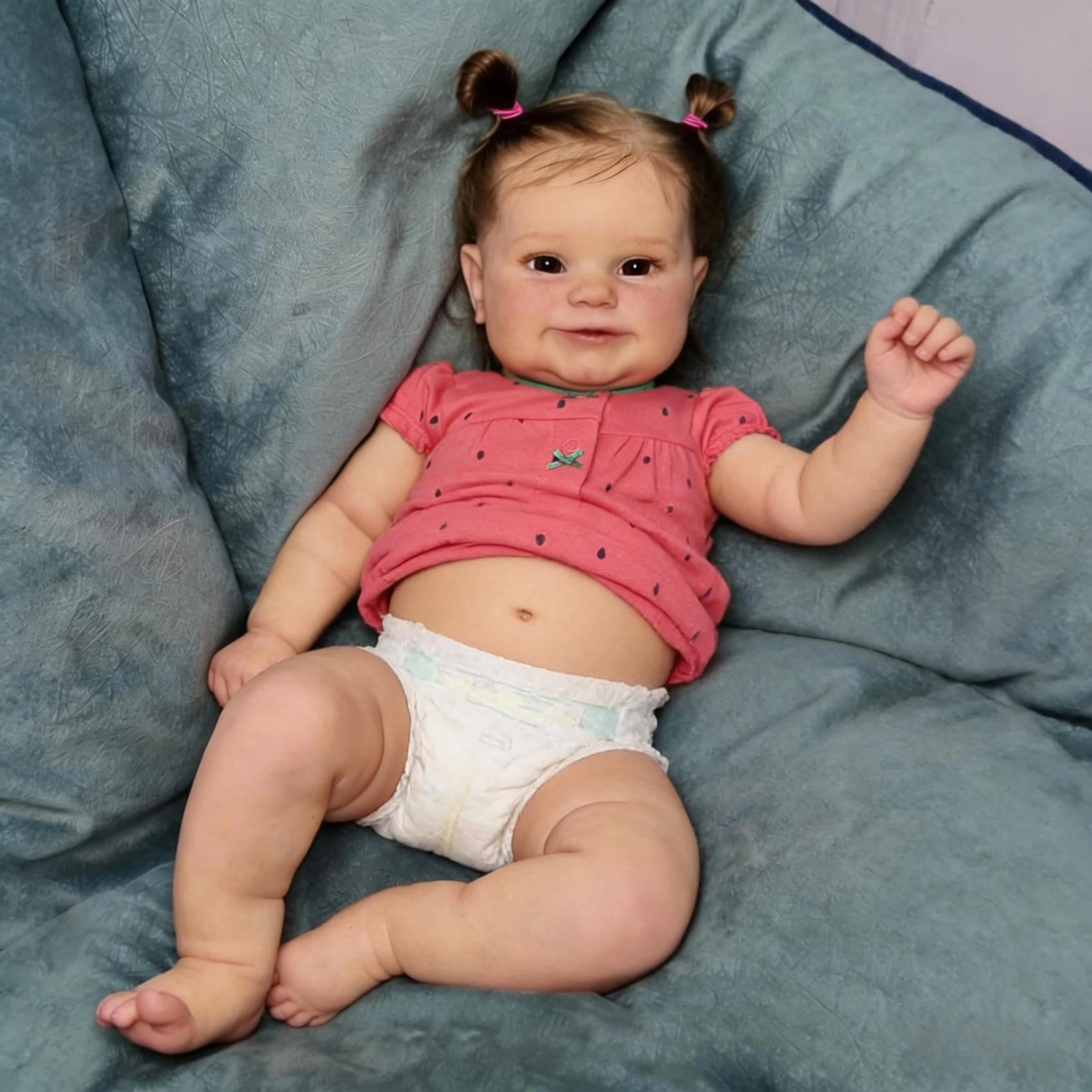 Maddie Reborn Baby Doll - 20 Inch Full body vinyl girl Ages 3+