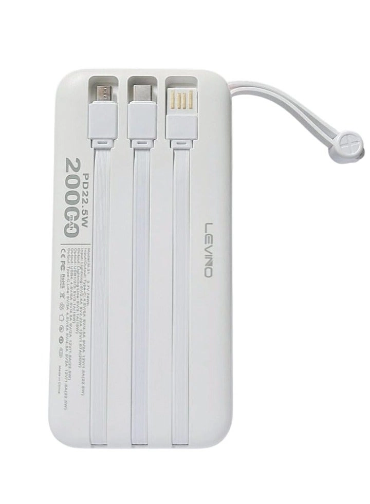 N31 - 20000mAh 22.5W 4 USB 2 Type-C