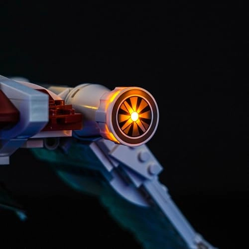 LED Light Set Compatible with 75432 V-19 Torrent Starfighter - USB & Battery Powered