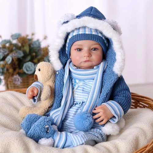 Reborn Baby Doll - 17Inch Vinyl Boy Ages 3+