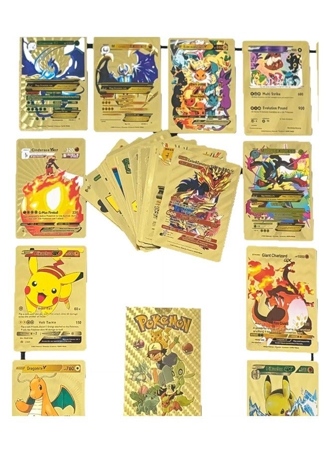 Assorted Cards Deck Box Set - Gold 55pcs