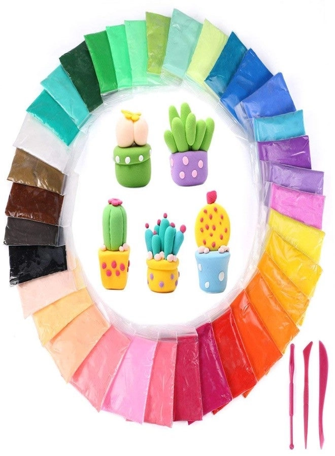 Creative Art and Craft Air Dry Super Clay 36pcs.