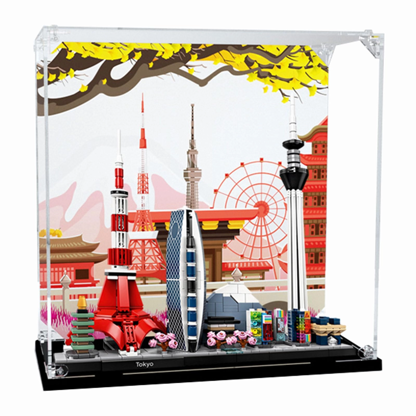 Acrylic Display Case - Dust-Proof Clear for 21051