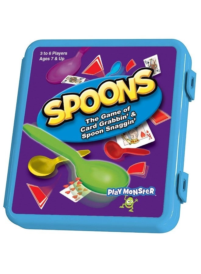 Playmonster Giant Spoons Game - English Spanish French 8 pieces
