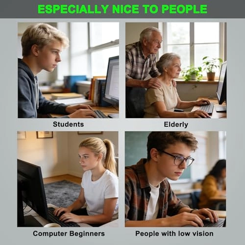 Large Print Computer Keyboard - Wired