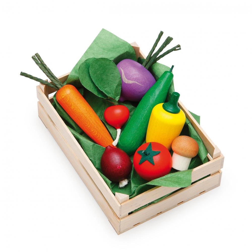 Erzi Assorted Vegetables - Wood 8 pcs (4014722281100)