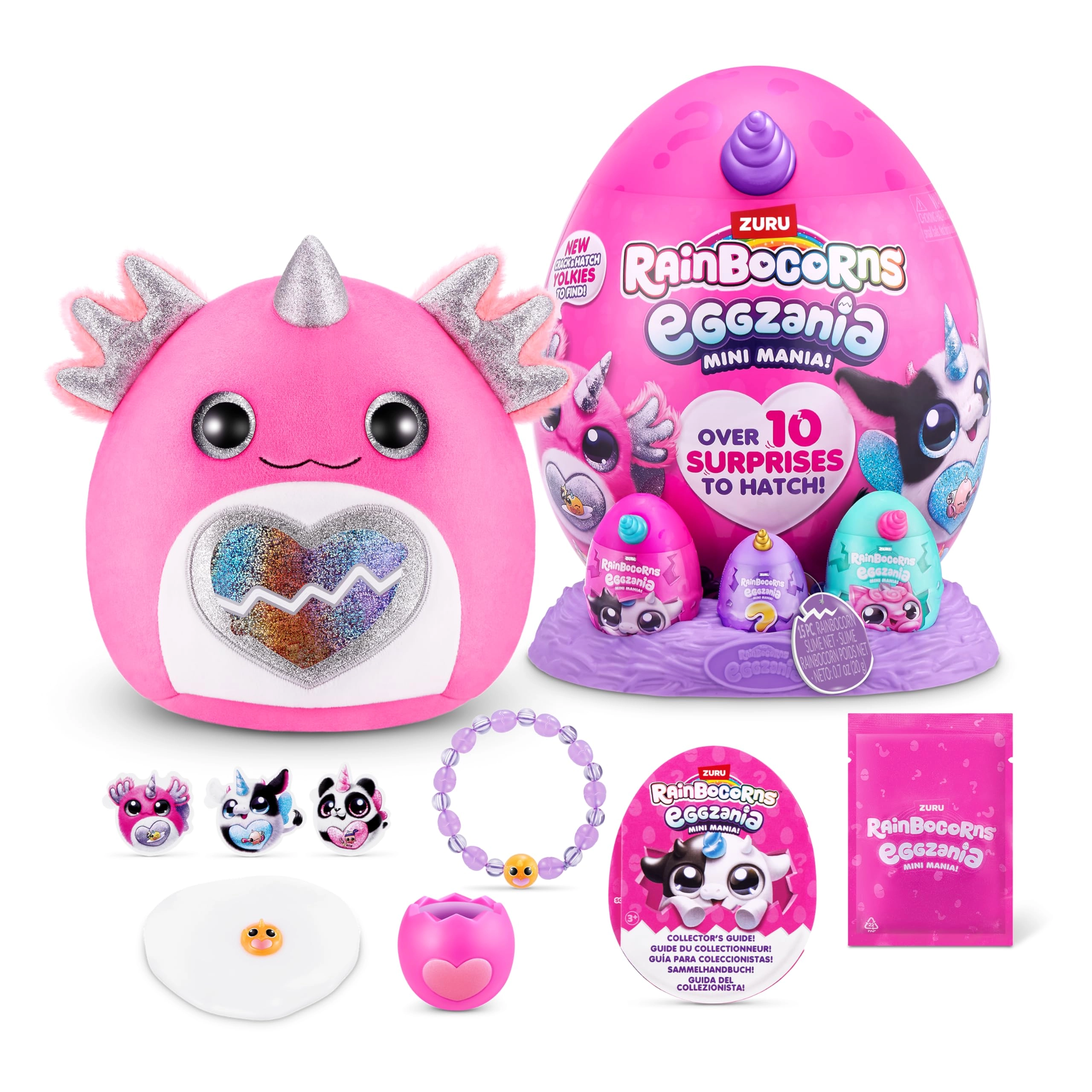 ZURU Rainbocorns Eggzania Frozen Mania - Assorted Color Plush Toy