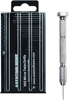 AUTOTOOLHOME Precision Pin Vise - Copper 20pc 0.3-1.6mm