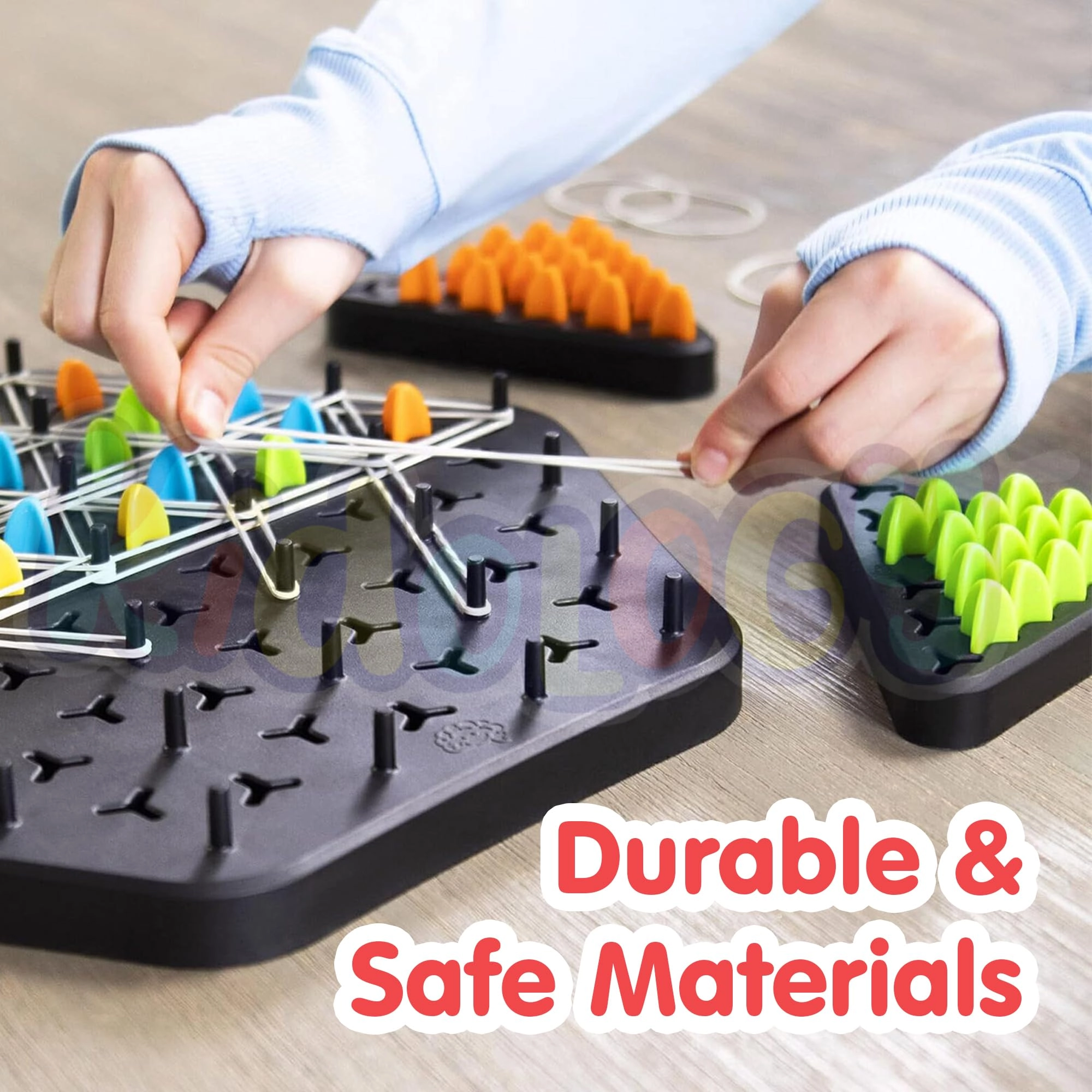 Chain Triangle Chess Game - Multicolor Plastic