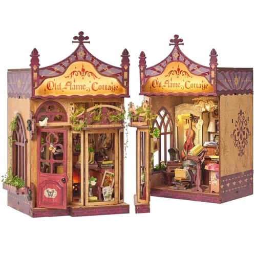 Miniature Wooden Dollhouse Furniture Kit - Creative Room 1:24