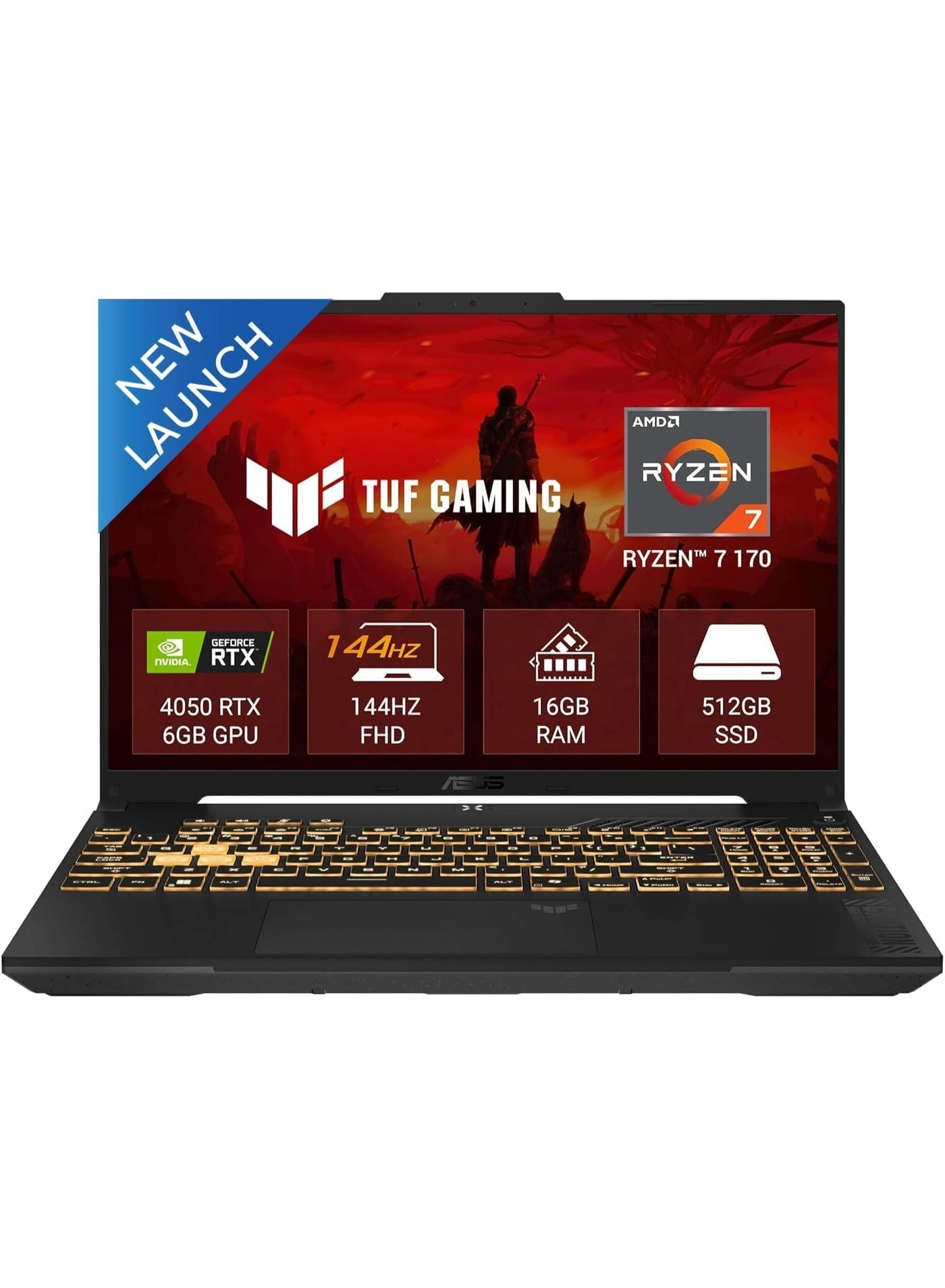 ASUS TUF Gaming A16 FA607NU - 16'' Ryzen 7 170 16GB DDR5 512GB SSD
