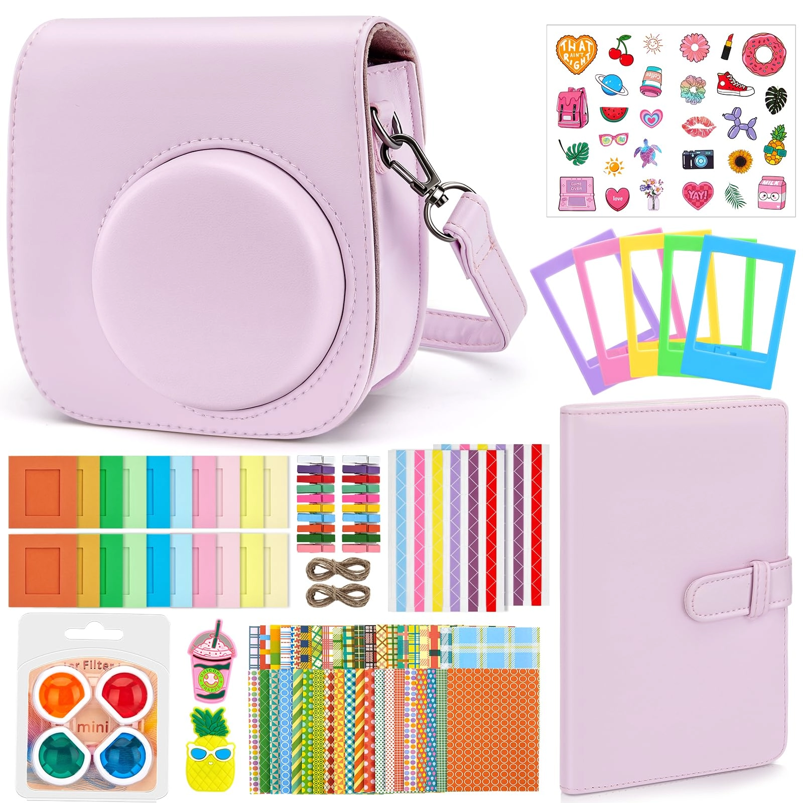 Eurhomewit Instant Camera Accessory Set for Instax Mini 12 - 19 x 12 x 2 cm Mini 12/11/9