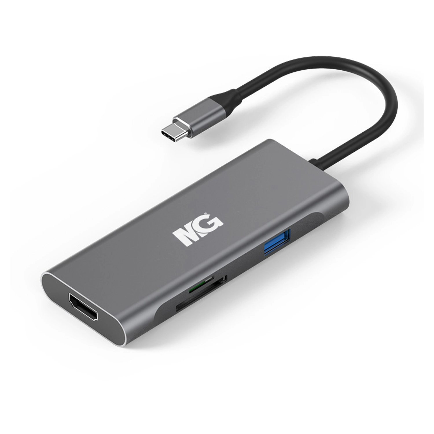 MaxGuard RO-701 - 7 In 1 USB Type-C Hub