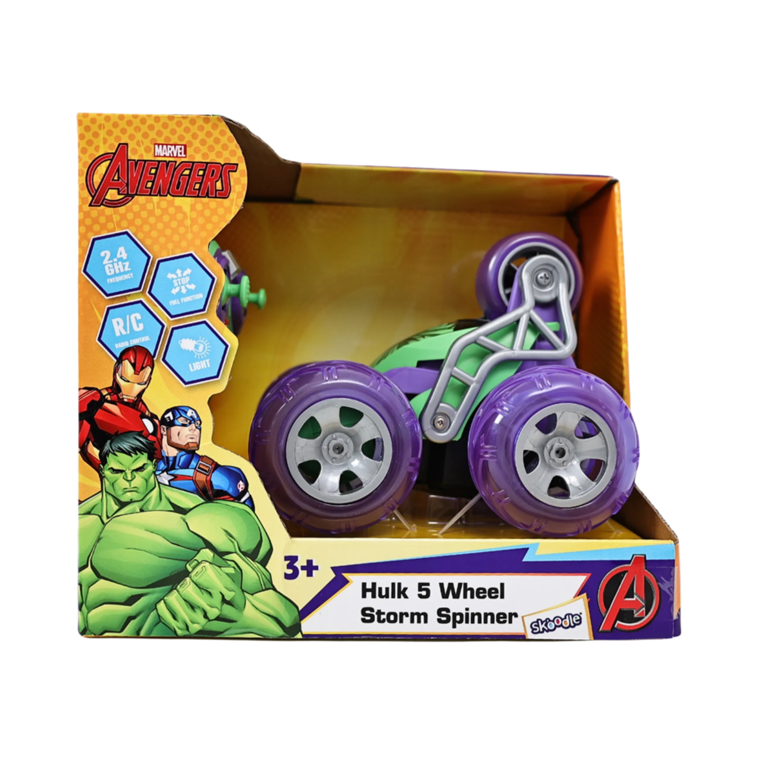 Hulk 5-Wheel Storm Spinner - 360 degree Rotation 2.4 GHz