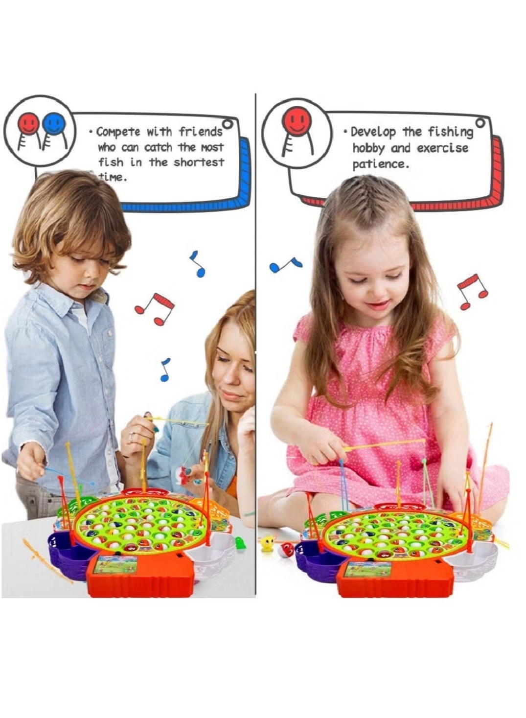 Catch & Spin - 3+ Years 45 pieces