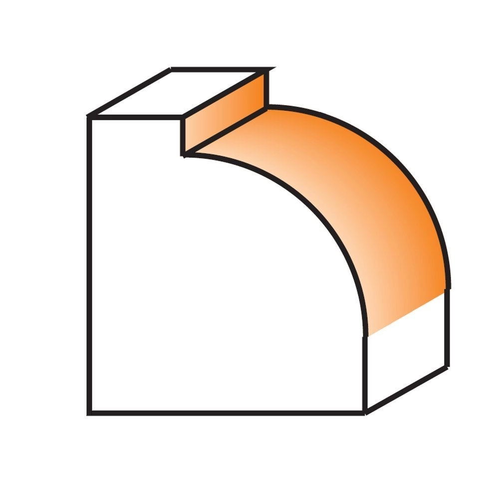 838.992.11 Roundover Bit - 1/2-Inch Shank