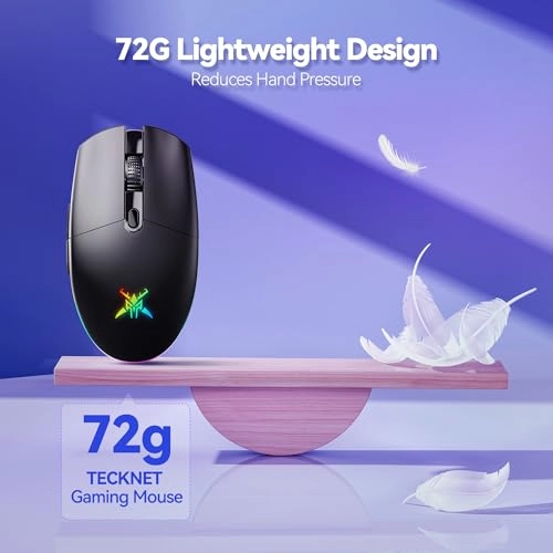 Wireless Gaming Mouse - 2.4GHz Wireless USB Wired
