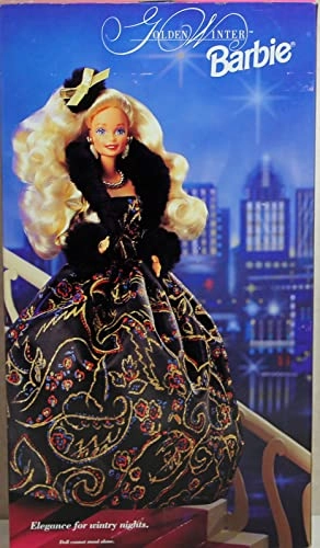 Golden Winter Barbie Doll - 12 Inch Ages 3+