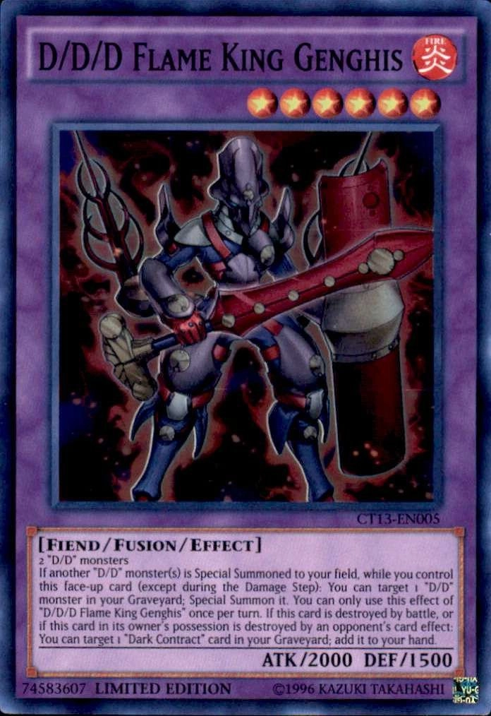 Konami D/D/D Flame King Genghis CT13-EN005