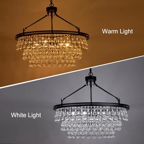 Crystal Chandelier - Dimmable