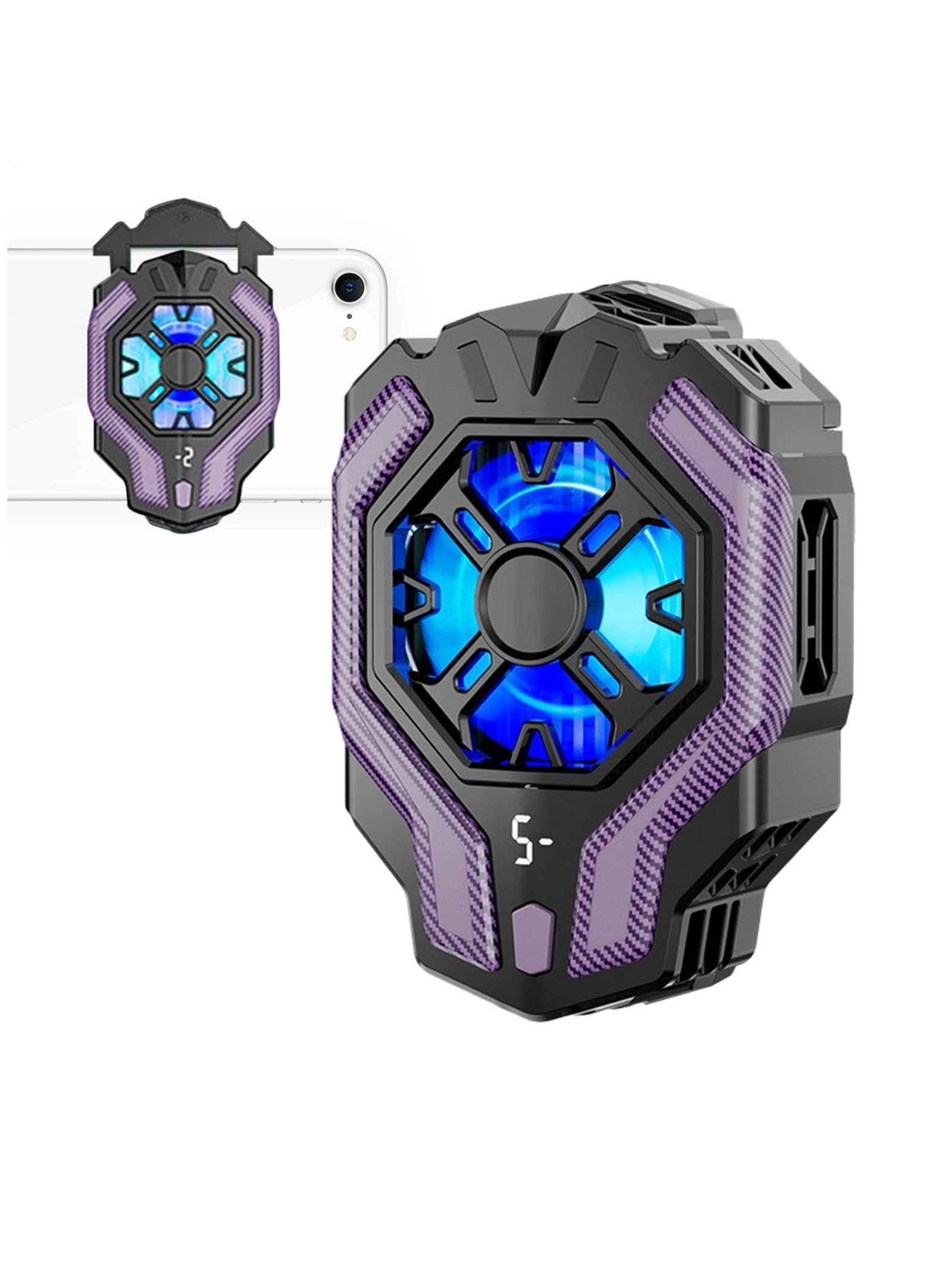 Magnetic Phone Cooler - RGB Lights 3-Speed Cooling