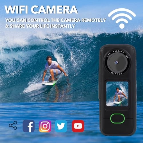 Waterproof Action Camera - 4K 30FPS