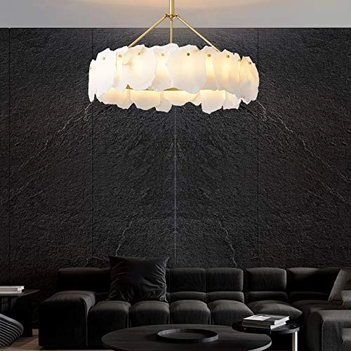 LED Full Copper Marble Chandelier