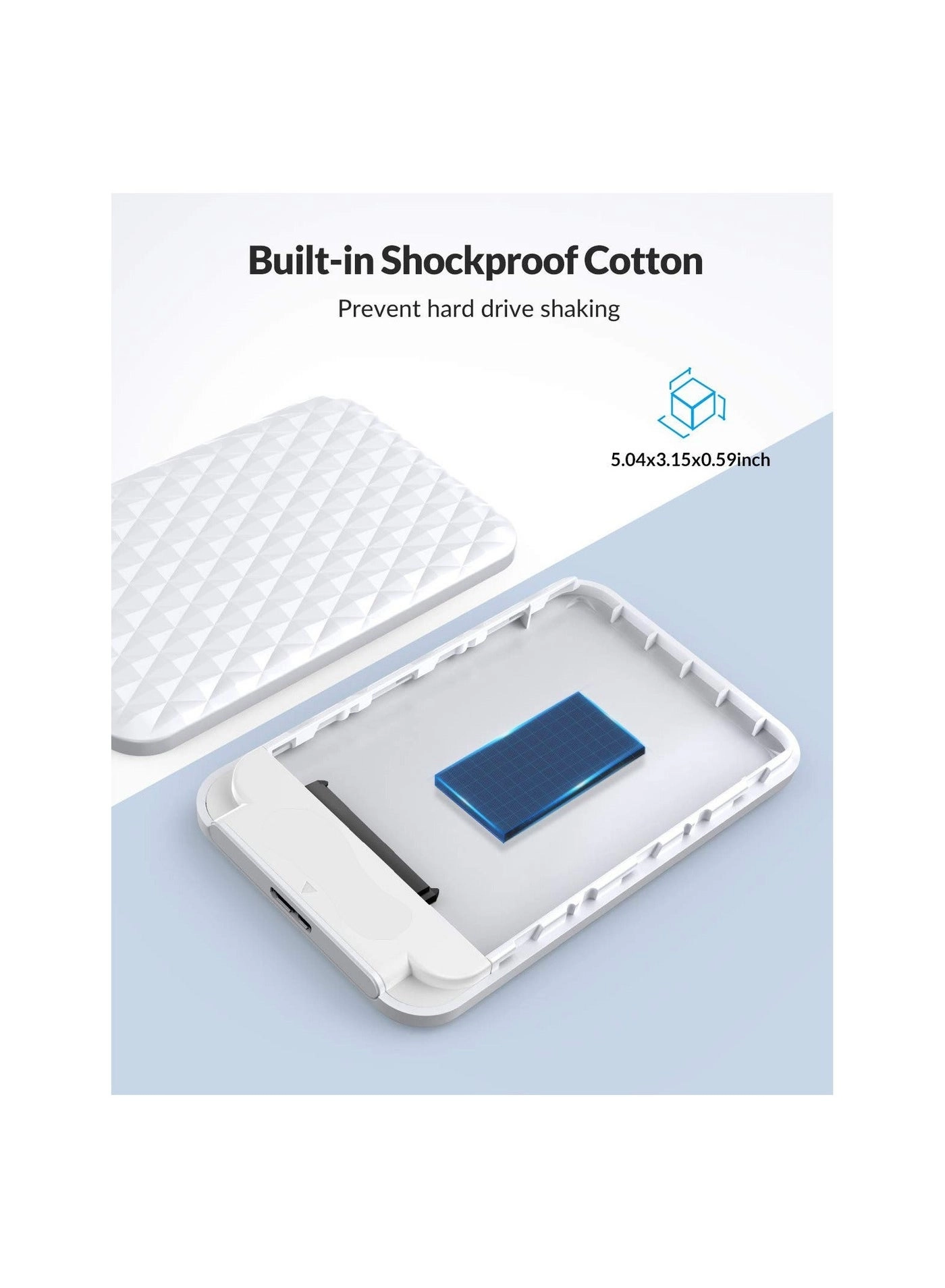 Hard Drive Enclosure - Usb 3.0 Sata 2.5 Inch
