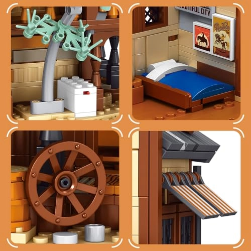 Cowboy City Hotel (39117) - Building Blocks