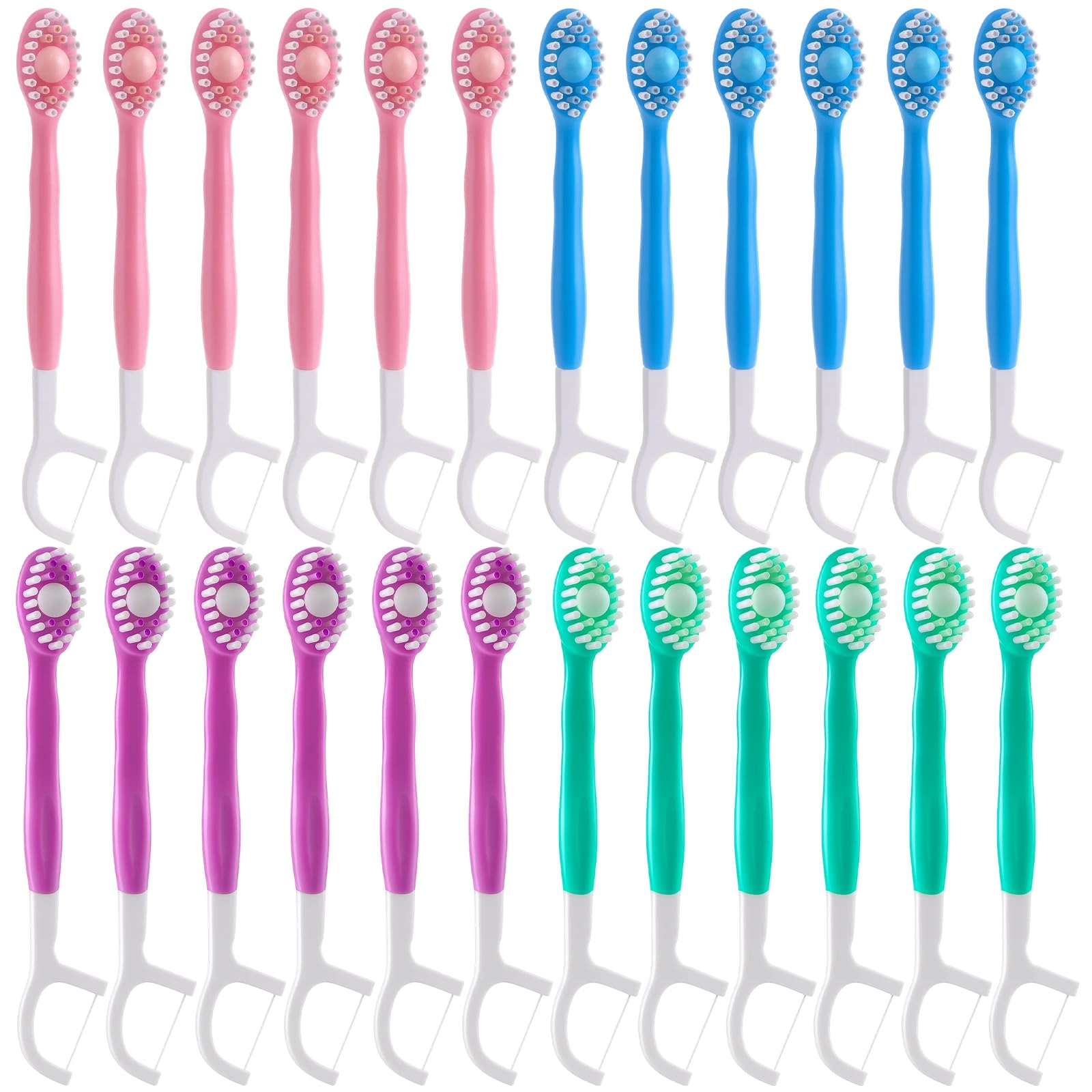 qhgpnt disposable toothbrush - 24-Piece Pack With Toothpaste