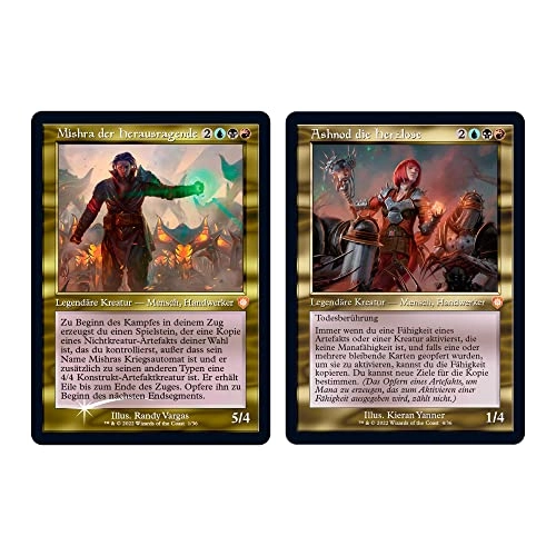 Mishras Brass Banner - 100pcs + Collector's Booster Sample Pack - 2pcs German