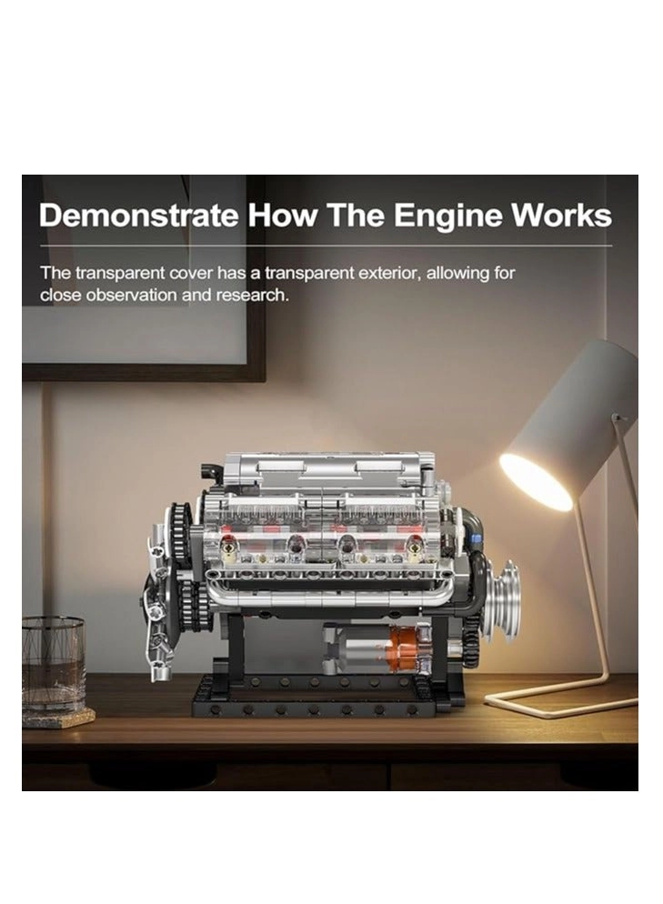 10088 V8 Engine - DIY Working Mini