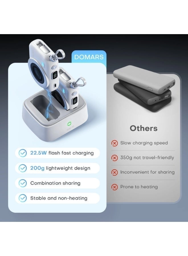 2-in-1 Magnetic Battery Pack - 10000mAh 22.5W